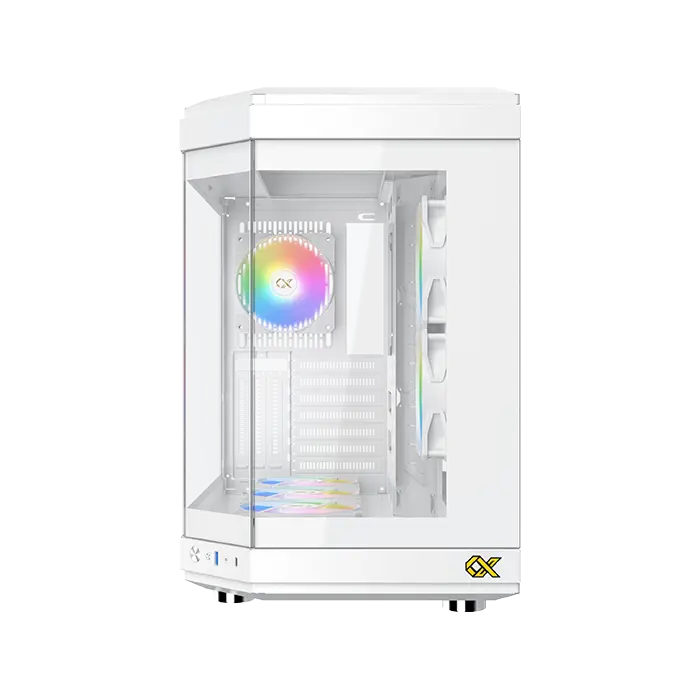 CASE XIGMATEK CUBI ARCTIC 6FANS ARGB WHITE